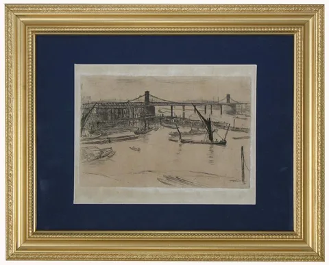James Whistler, Old Hungerford Bridge, etchings