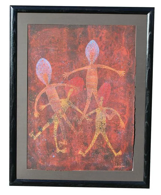 Leannie Wanjidari, Untitled, Oil on canvas