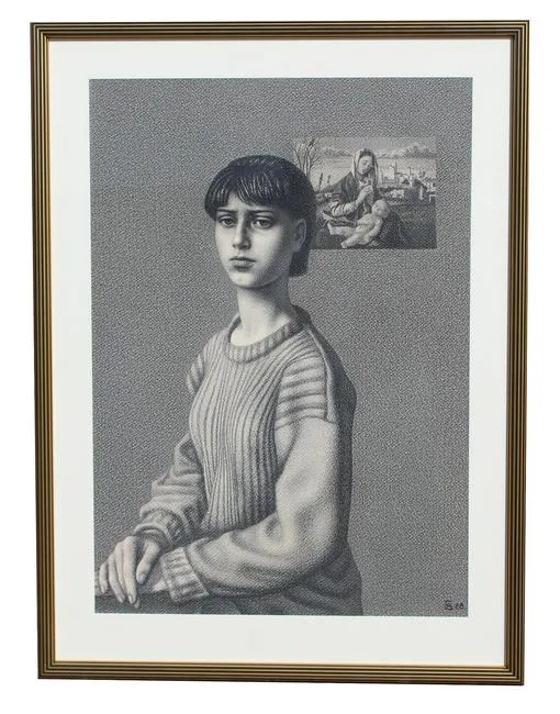 Maiden by Vitally Grigoryev, Pencil, offered Jan 2021