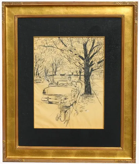 Walter M. Baumhofer, Untitled, Charcoal