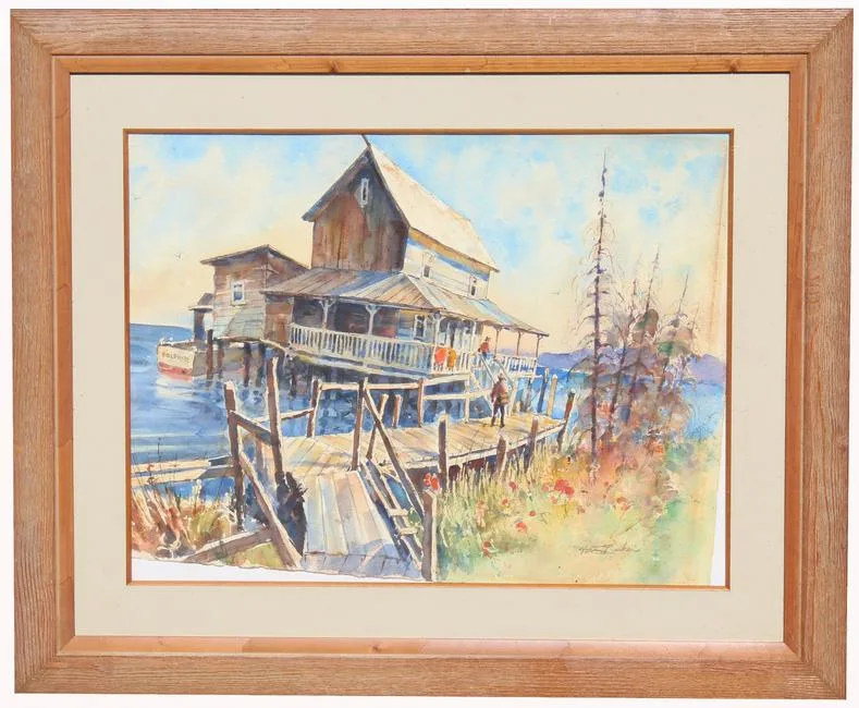 Untitled by Hunter Barker, Watercolor, offered Jan 2021