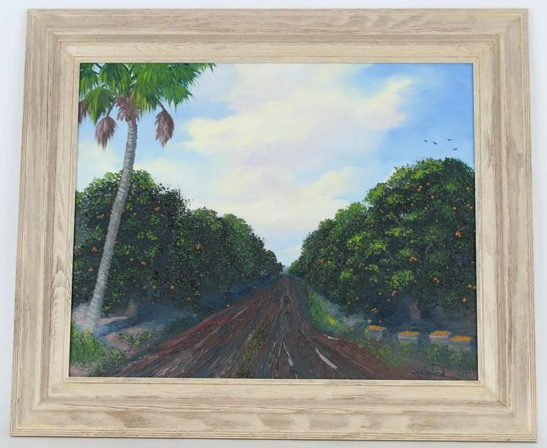 Untitled by Mark Stanford, Oil on board, sold Feb 2021