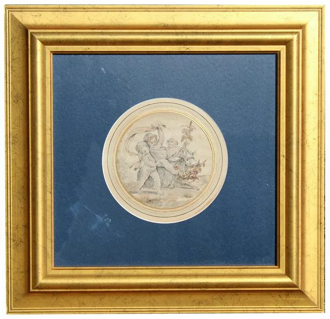 Untitled by François Boucher, Pen and ink, sold Feb 2021