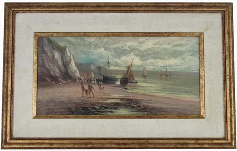 Sydney Yates Johnson, Coming Ashore, Oil on canvas
