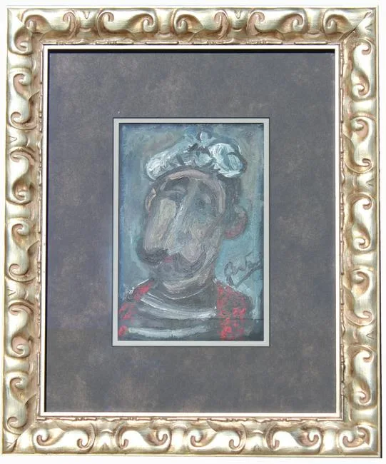 Untitled by Gen Paul, Oil on heavy paper, offered Feb 2021