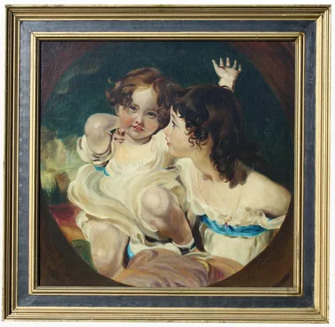 Sir Thomas Lawrence, Sisters, Oil on canvas