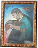 Luis Filcer, Man with Chicken, 1960