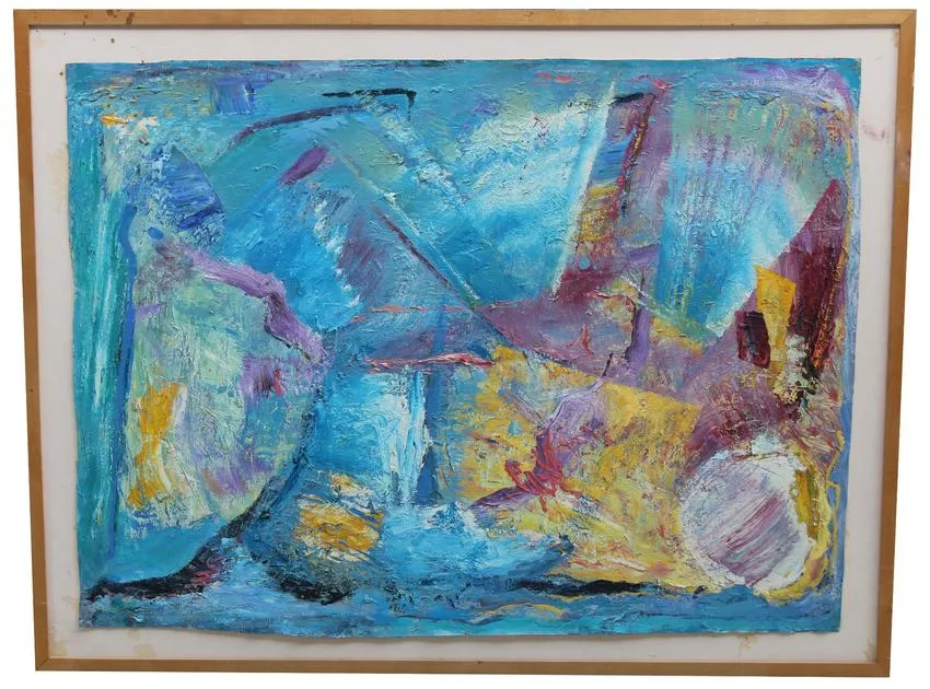 Thomas Koether, First Light, Oil on Paper