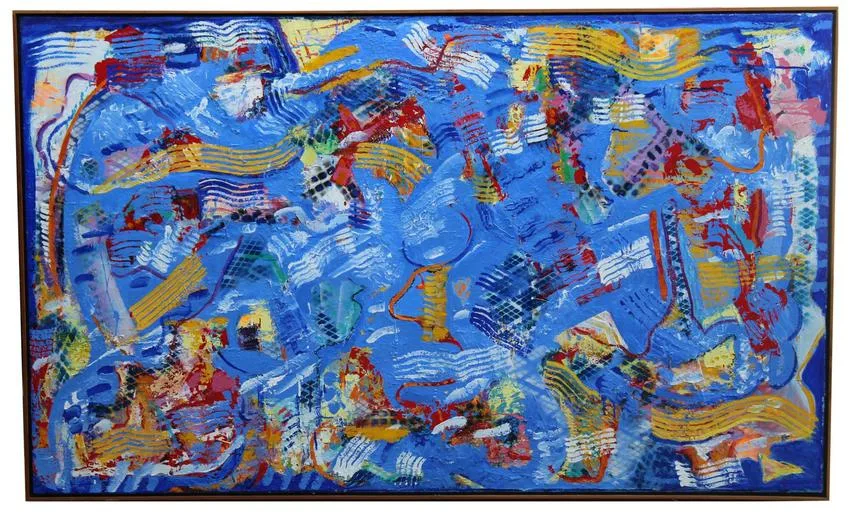 Fat Tuesday by Thomas Koether, Oil on Canvas, offered Feb 2021