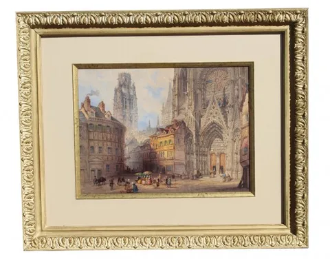 Paul Marny, Untitled, Watercolor on Paper