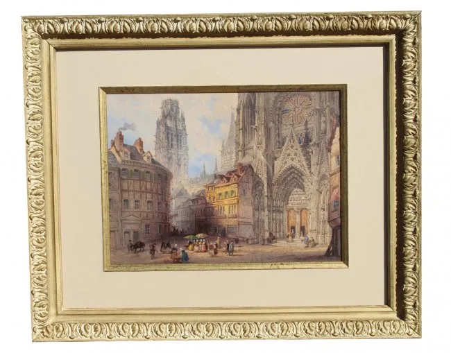 Untitled by Paul Marny, Watercolor on Paper, sold Feb 2021