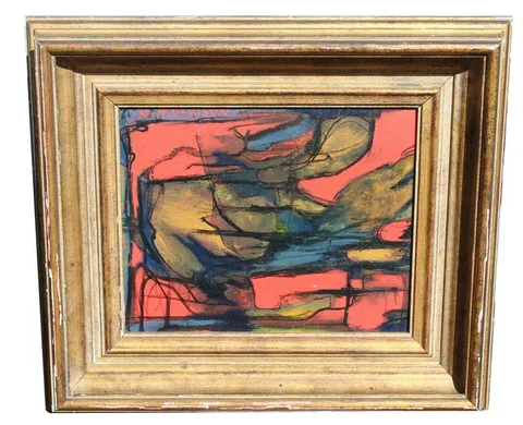 George Morrison, Untitled, Oil on Board