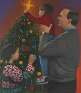 Michael Garland, Placing the Star on the Christmas Tree