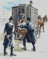 Basil Smith, 1880s Police Patrol Wagon