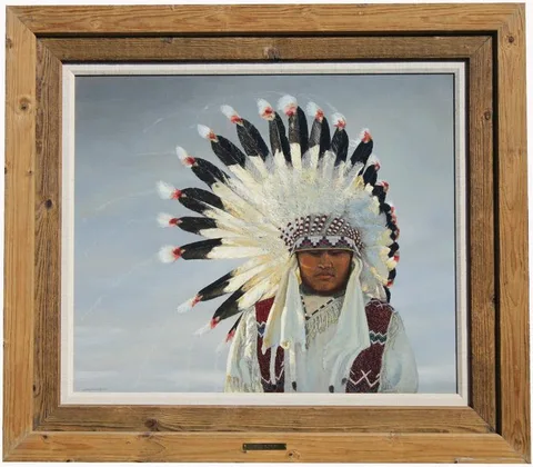 Lunda Hoyle Gill, Crow Indian, Oil on Canvas