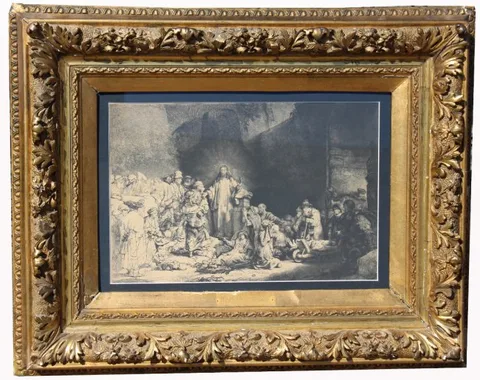 Rembrandt Harmenszoon van Rijn, The Hundred Guilder Print, 1649, Etching, engraving and drypoint