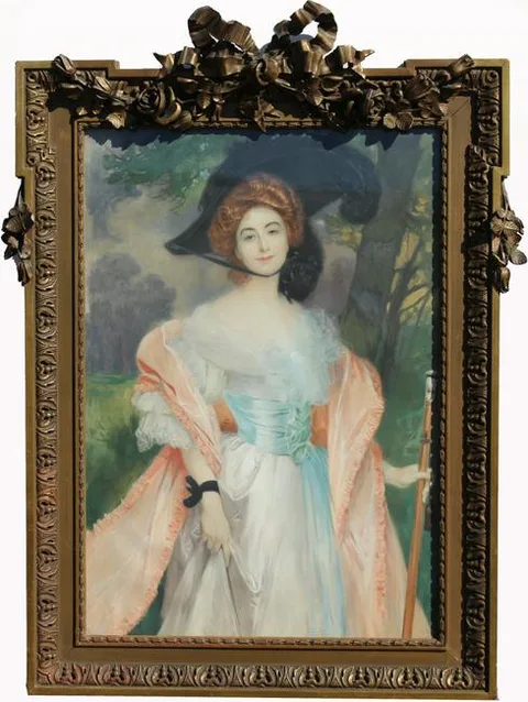 François Flameng, Untitled, Pastel