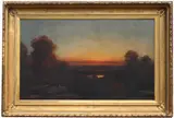 James Hamilton, A quiet evening in autumn scenery in Monroe Co. Penn...