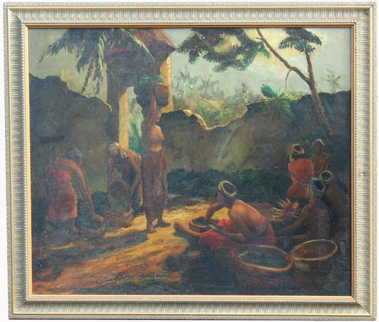 Untitled by George Waller Parker, Oil on canvas, sold Apr 2021