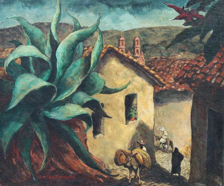 Untitled by George Waller Parker, Oil on canvas, sold Apr 2021