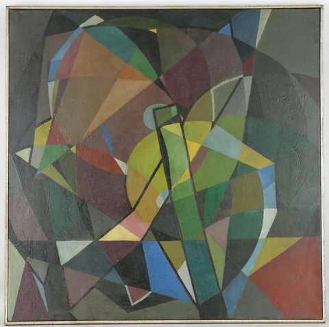 André Beaudin, Untitled, oil on canvas