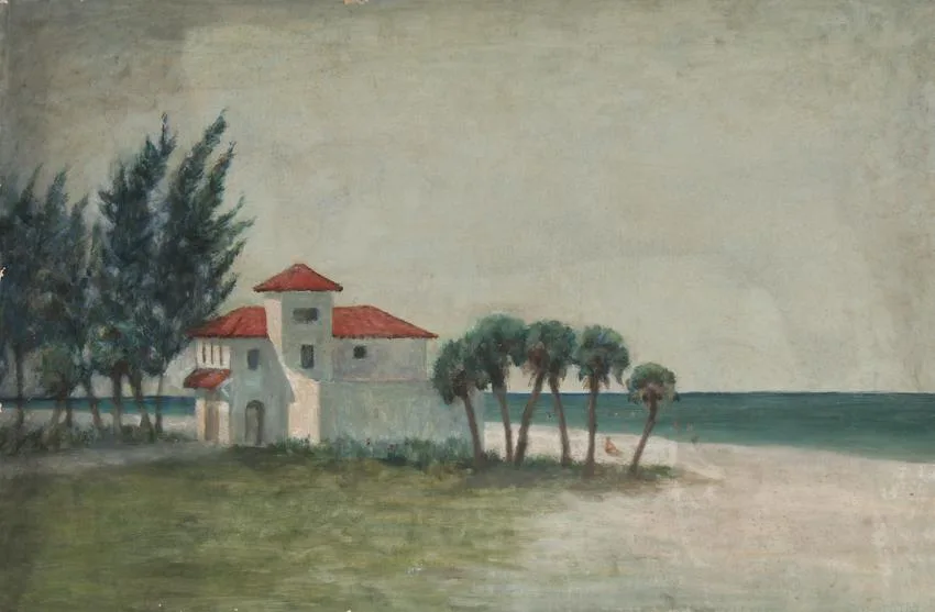 Untitled by Edward Leonard, Oil on canvas, sold Apr 2021