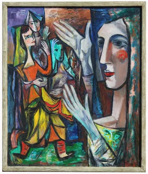 Boris Deutsch, Untitled, Oil on board
