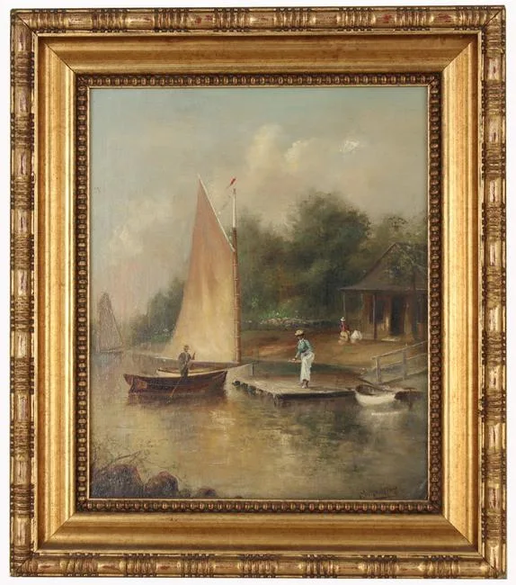 Untitled by F.W Pulling, Oil on Canvas, offered Apr 2021