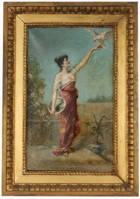Untitled by Paul Mathey, Oil on canvas, sold Apr 2021