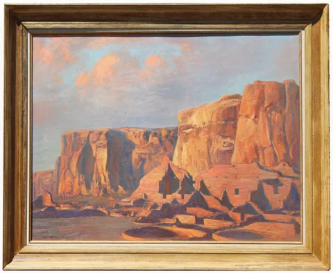 Rod Goebel, Pueblo Bonito, Oil on canvas