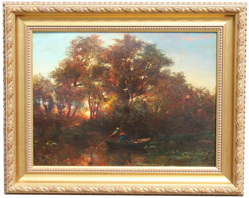Untitled by Gustave Courbet, Oil on Panel, sold Apr 2021
