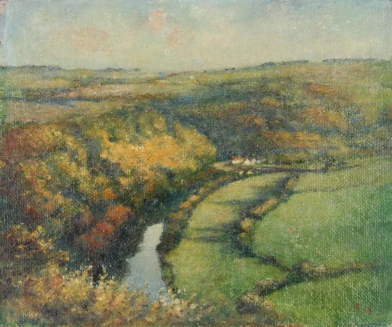 Untitled by Albert Rutherston, Oil on Board, offered Apr 2021