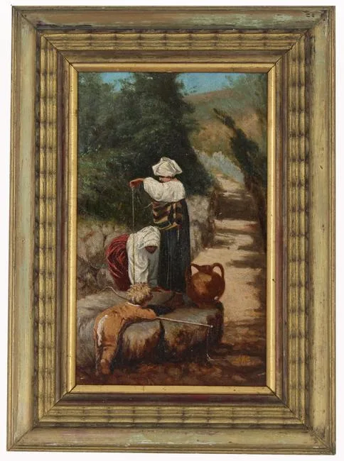 Untitled by Martini Salvatore, Oil on board, offered Apr 2021