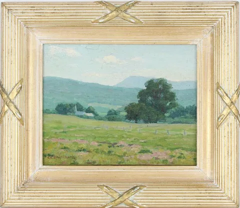 Untitled by Clara Emma Langenbach, Oil on board, sold Apr 2021