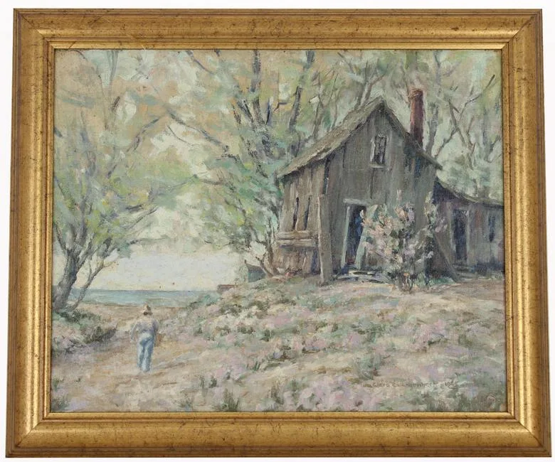 Untitled by Clara Emma Langenbach, 1945, Oil on canvas, sold Apr 2021