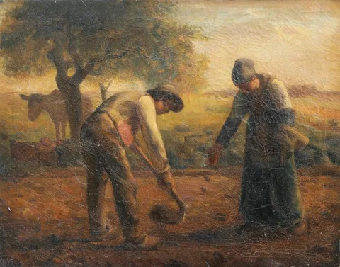 Jules Breton, Untitled, Oil on canvas
