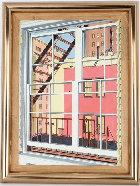 Harry Marinksy, 339 Lex Ave, NYC - 5.30.41, Oil on Panel