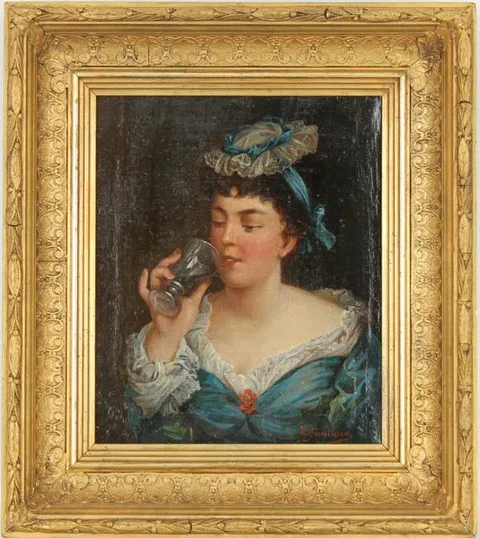 Untitled by Ernesto Fontana, Oil on canvas, offered Apr 2021