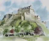 Ronald Maddox, Edinburgh Castle in Scotland