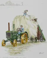 Basil Smith, John Deere Tractor