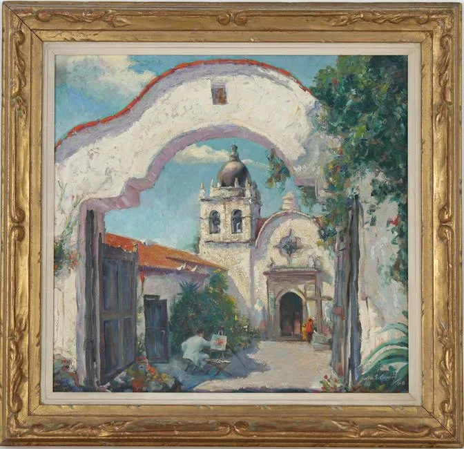 John S. Coppin, Untitled, 1948, Oil on Board