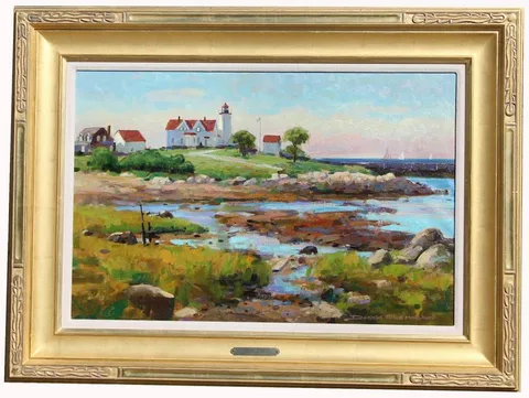 Donald Allen Mosher, Tidal Flats, Oil on canvas