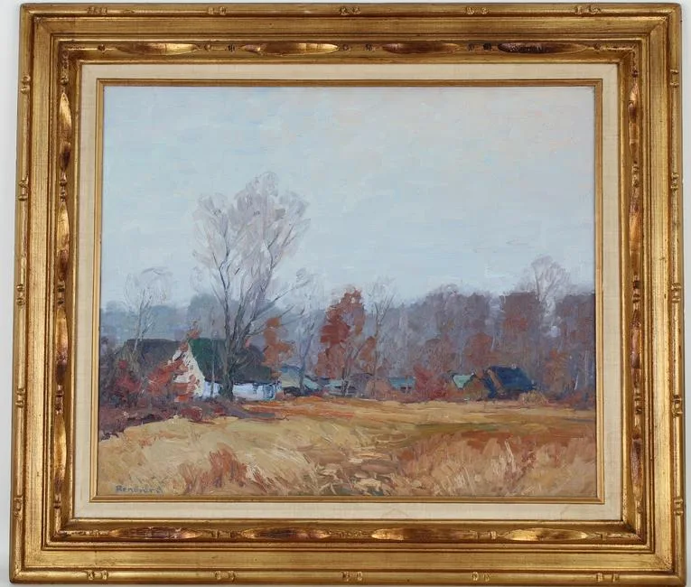 Untitled by George A. Renouard, Oil on board, sold Jun 2021