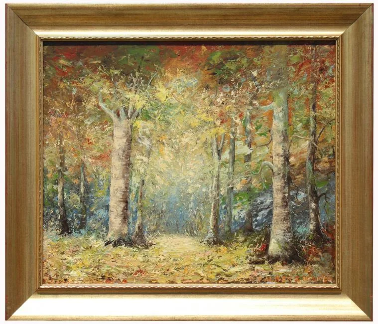 Palmer Holmes, October Recollection, Oil on board