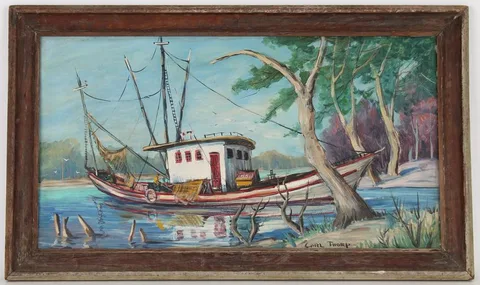 Carl M. Thorp, Untitled, Oil on board