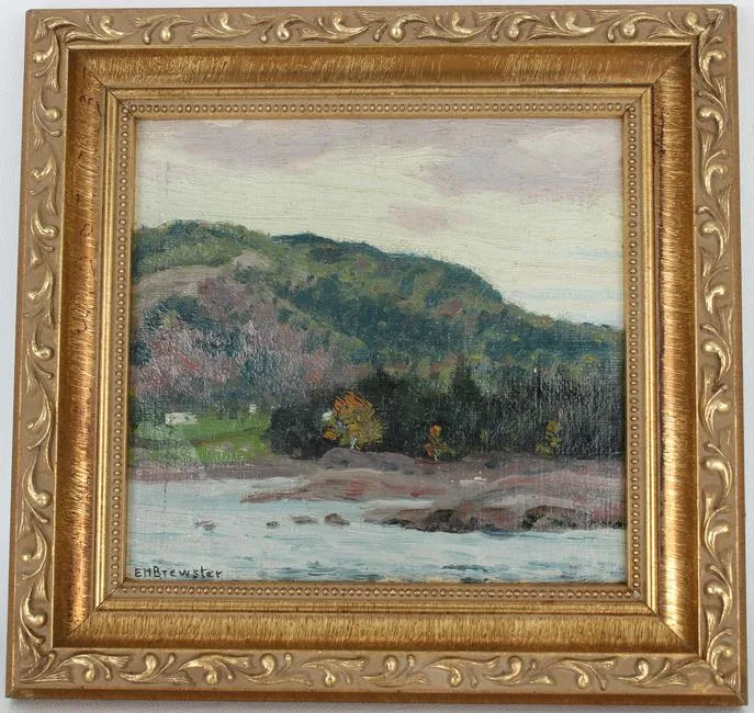 Earl Brewster, Untitled, Oil on board