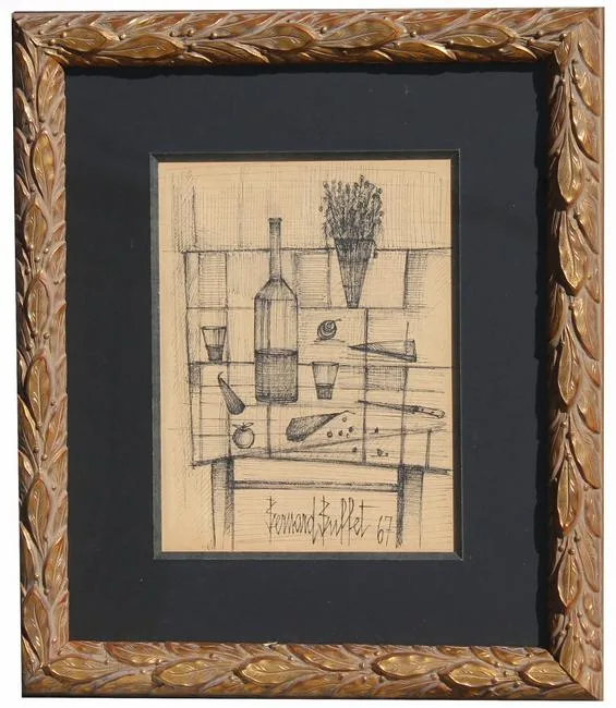 Bernard Buffet, Untitled, Ink