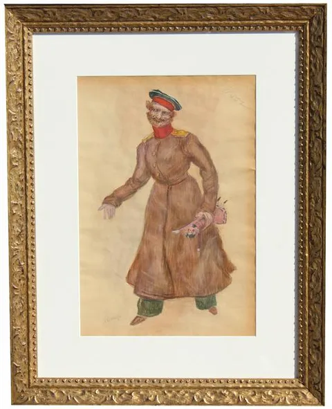 Léon Bakst, Untitled, Watercolor/Gouache on Paper