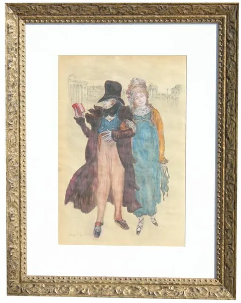 Léon Bakst, Untitled, Watercolor/Gouache on Paper