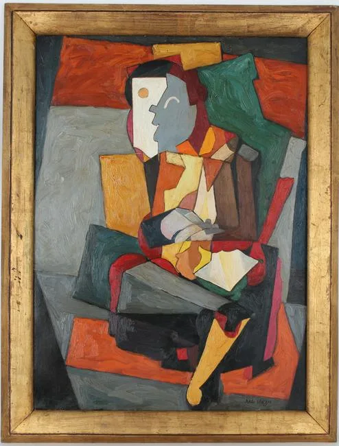 Untitled by Albert Gleizes, Oil on Canvas, sold Jun 2021